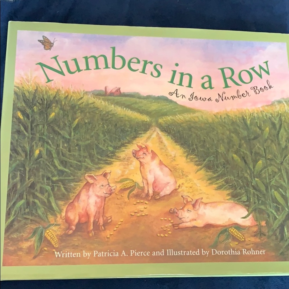 Numbers in a row an Iowa number book